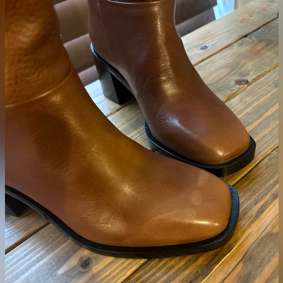 Larroude Brown Tall Boots - Picture 3 of 4